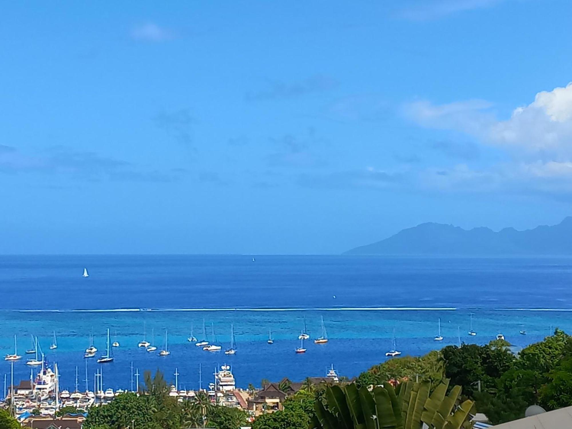 Punaauia  Marina Blue Fabuleux Appartement Vue Lagon מראה חיצוני תמונה