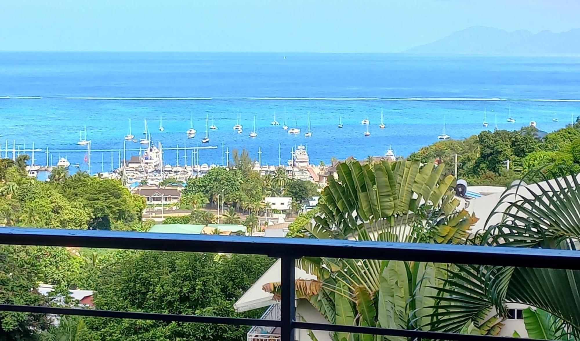 Punaauia  Marina Blue Fabuleux Appartement Vue Lagon מראה חיצוני תמונה