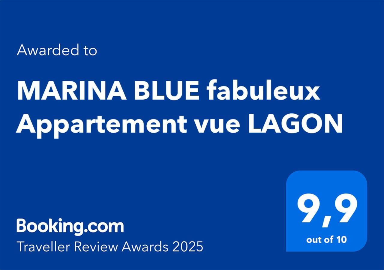 Punaauia  Marina Blue Fabuleux Appartement Vue Lagon מראה חיצוני תמונה